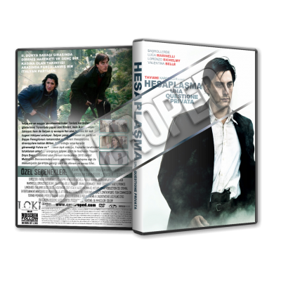 Hesaplaşma - Una questione privata 2017 Türkçe Dvd Cover Tasarımı